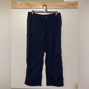 L.L.Bean Pants Hiking Outdoor Pants Navy Blue Women Size 14